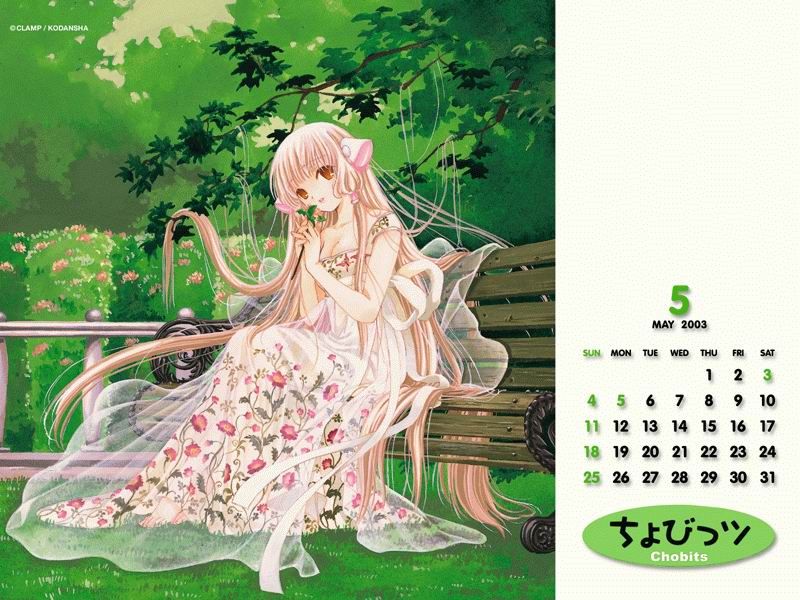 Otaku Gallery  / Anime e Manga / Chobits / Calendario 2003 / 005.jpg